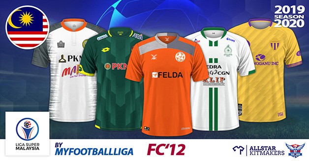 Football Manager 2020 Kits - FC’12 Malaysia – Super League 2019