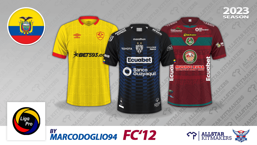 FC’12 Ecuador Liga Pro A 2023 [v2.0] FC'12 Kits Forum FM24