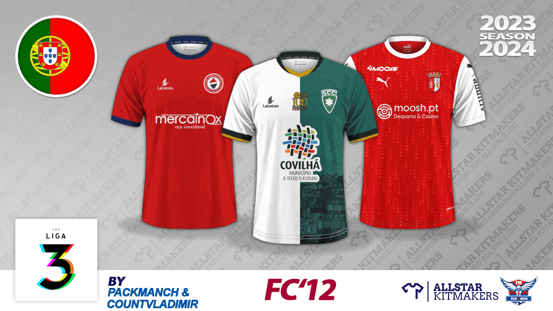 FC'12 Portugal – Liga 3 2021/22 - FC'12 Kits Forum - FM22 - Football  Manager 2022